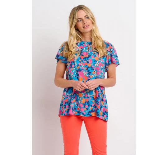 One Off Joblot of 7 Ladies Brakeburn Bloom Floral Flutter Sleeve Blouse