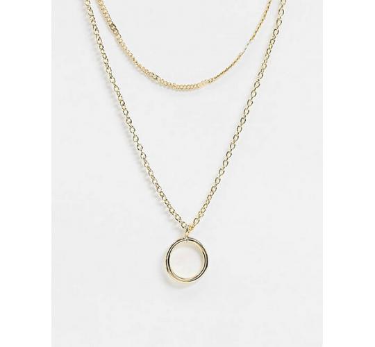 Wholesale Joblot of 30 DesignB London Multirow Necklace W/ Circle Coin Pendant