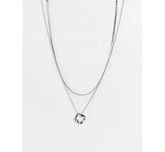 Wholesale Joblot of 30 DesignB Multirow Necklace W/ Flat Chain & Circle Pendant