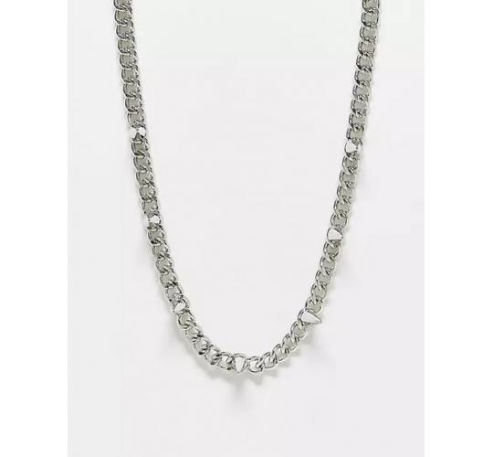 One Off Joblot of 43 Faded Future Chunky Chain Necklace With Spikes