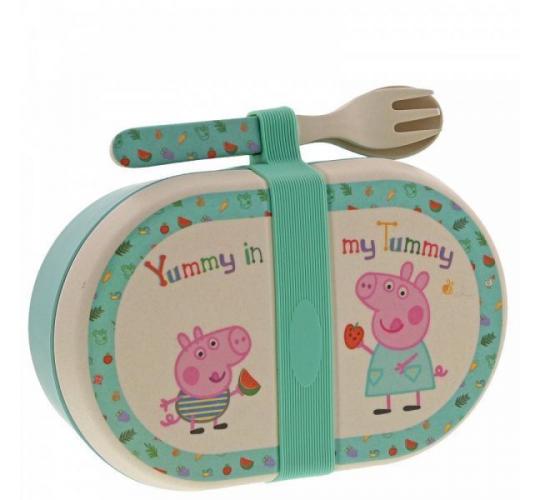 Peppa Pig Bamboo Snack Box Set