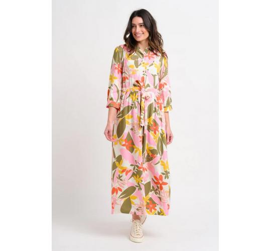 One Off Joblot of 12 Ladies Brakeburn Tropical Palm Shirt Dress