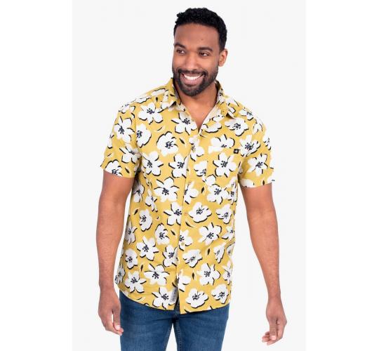 One Off Joblot of 6 Men's Brakeburn Flower Short Sleeve Shirt