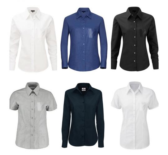 One Off Joblot of 10 Mixed Women's Formal Work Shirts - Long & Short Sleeved