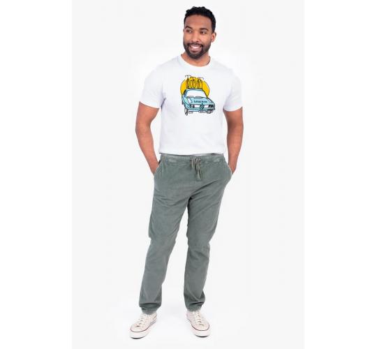 One Off Joblot of 7 Men's Brakeburn Khaki Corduroy Trousers - Size M