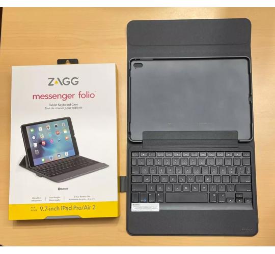 JOBLOT (1000 Pcs) ZAGG Folio Smart Keyboard Case For iPad Pro 9.7" 2016 / iPad Air 2 Gen 2014 Cover
