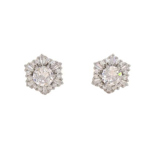 10pcs-Women Elegant Crystal Flower Cluster Stud Earrings|GCJ705|UK seller