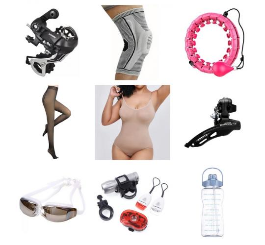 One Off Joblot of 30 Mixed Sport & Fitness Stock - Biking, Bodysuits, Etc.