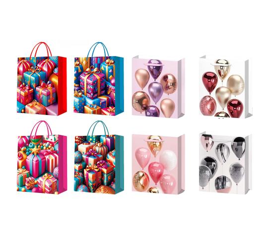 50pcs-Premium Christmas Party Shopping Gift Paper Tote Carry Bags Mixed - Size 50x70x20cm XXLarge|GCBag008-XXLarge-100pcs|UK seller