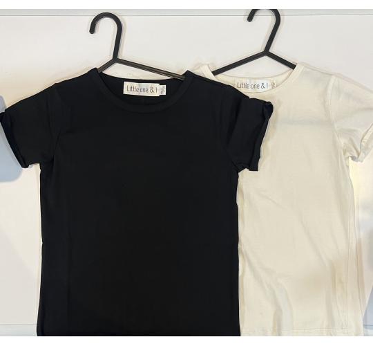 Little one and I | white and black kids T-shirts | ex high street