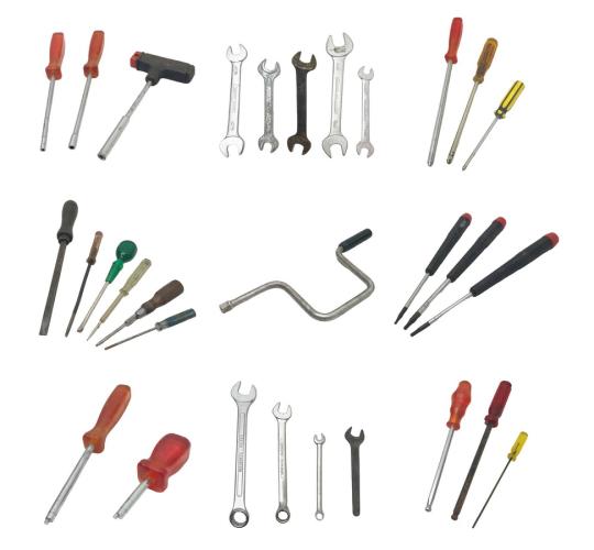 One Off Joblot of 265 Mixed Tool Stock - Screwdrivers, Wrenches, Etc.