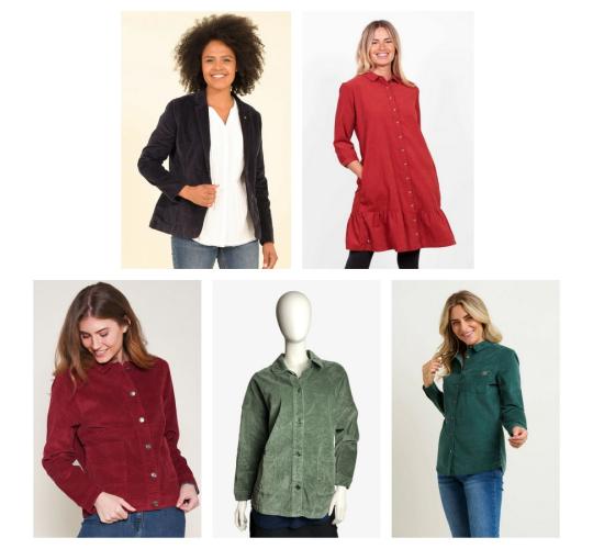One Off Joblot of 8 Ladies Mixed Brakeburn Corduroy Clothing - Size 8-12