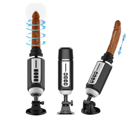 10pcs-Automatic Telescopic Heating Dildo Sex Vibration Machine|GCAP188-10pcs|UK seller