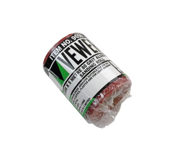 115MM X 5 METRE 80 GRIT ALUMINIUM OXIDE SANDING ROLL