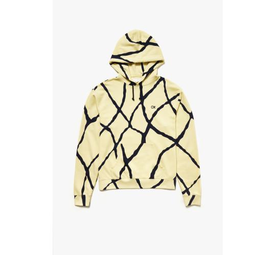 Printed Hoodie 100% Organic Cotton Jersey High Quality 