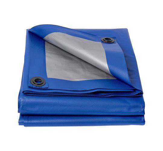 PALLET LOAD of Extremely Heavy Duty PP Blue Tarpaulin; 2m x 3m / 6.6ft x 9.8ft; Light, Thick, Woven 230GSM XPO; Elastomer Coating, Superior UV Resista