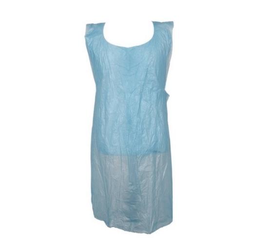 One Off Joblot of 7,000 Supertouch PE Apron 20 Micron - Blue