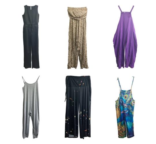 One Off Joblot of 8 Women's Mixed Jumpsuits & Dungarees