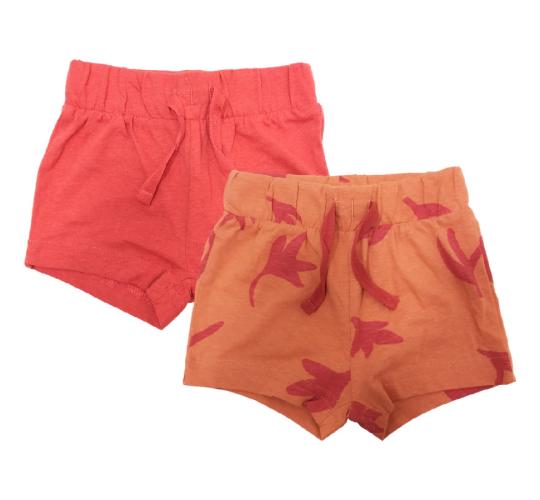 One Off Joblot of 3 Ex-Chainstore Baby Double-Pack Shorts - 0-3 Months