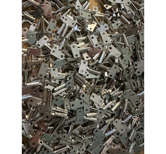 500 Metal Clockwork motor keys for wind up toys