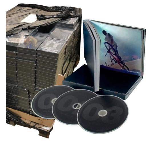 One Off Pallet of Approx. 595 The Book Of Cool DVD & Book Packs