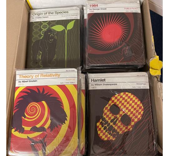 68 x Vintage iPad 1 Book Themed  Retro Artwork Covers Ideal for Repurping