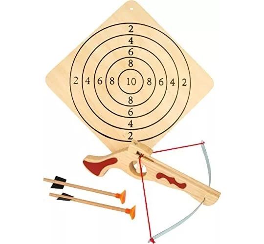 50x Childrens Wooden Bow And Arrow Set Shield Armour Toy Fighting Boys