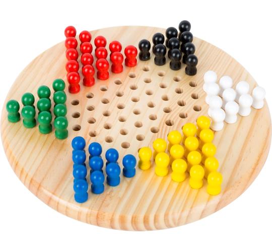 100x Traditional Wooden Chinese Checkers Game