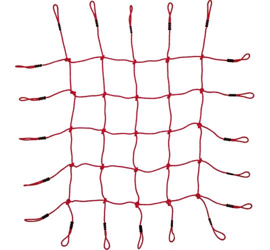 10x Climbing net made of plastic ropes, fun for the children's playground, Max Load 200kg