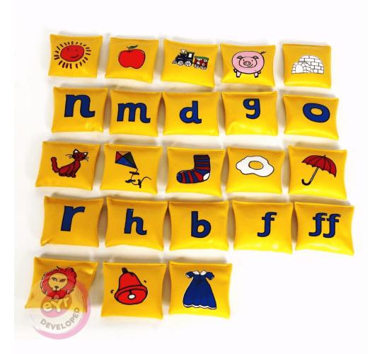10 Sets of Phase 3 Phonic Bean Bag Educational Games And Learning Nursery Activity