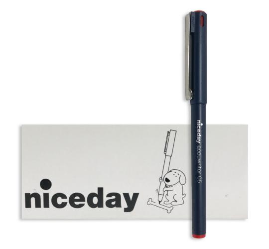 One Off Joblot of 140 Niceday Packs of 10 Red Accuwriter Pens, 0.5mm