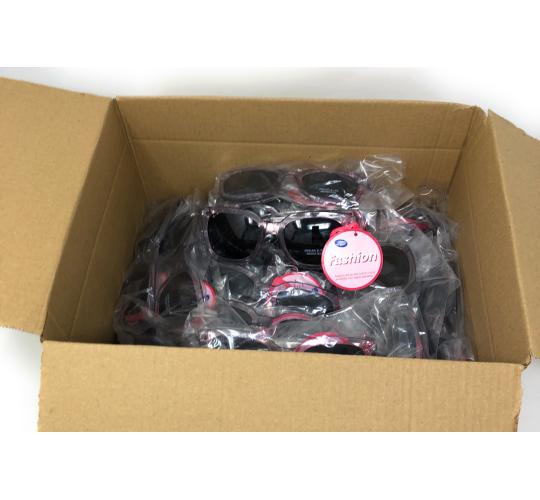 Job Lot of 25 x Sunglasses in Translucent Rose ex Chain Store (Model 145J)