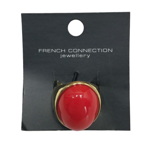 One Off Joblot of 29 French Connection Oval Red Cabochon Rings