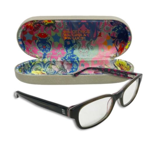 One Off Joblot of 23 George Gina & Lucy Optical Glasses - SIN SEETY Shiny Olive