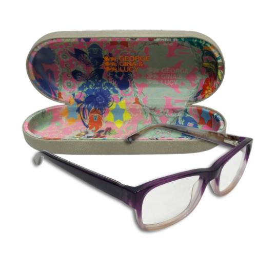 One Off Joblot of 20 George Gina & Lucy Optical Glasses - FASEENATING Purple