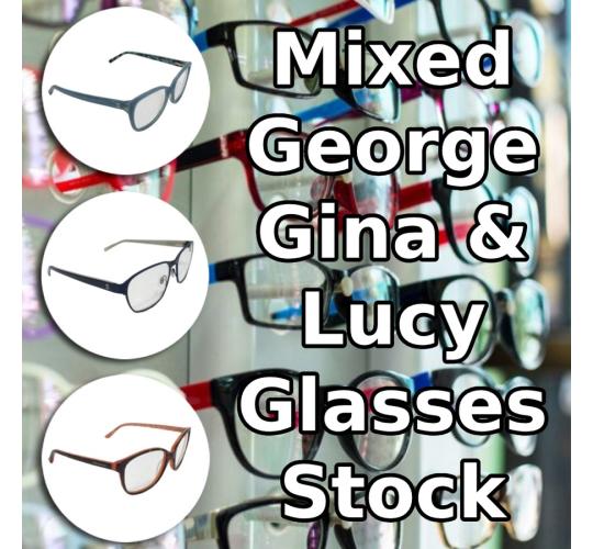 One Off Joblot of 196 George Gina & Lucy Optical Glasses Stock