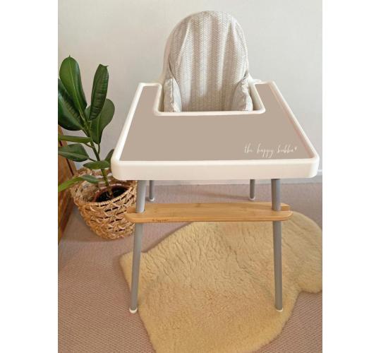 Childseat footrest and non slip food mat