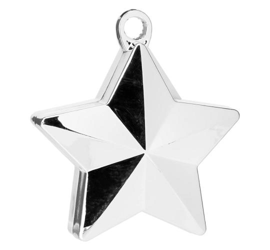 One Off Joblot of 408 Amscan Silver Star Balloon Weights