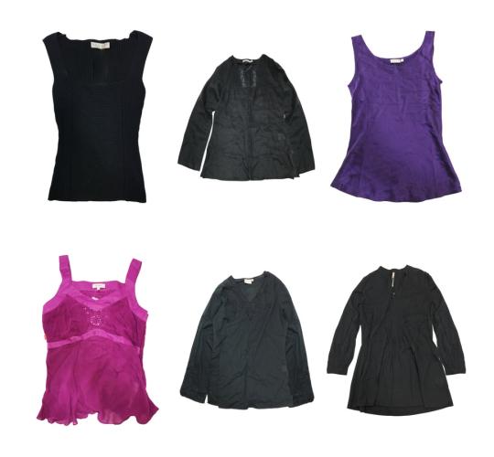 One Off Joblot of 7 Ladies Mixed Branded Tops & Vests - B.Young, Part Two, Etc.