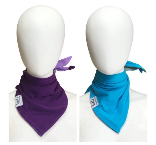 One Off Joblot of 30 Toots Adults Unisex Blue & Purple Bandannas