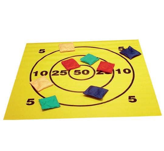 15x Target Toss 100cmx100cm Dexterity Improve Family And Friends Game