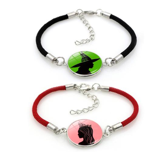 20pcs-Wicked Witch Inspired Elphaba & Glinda Friendship Rope Bracelets|GCJ750BR-Rope|UK SELLER