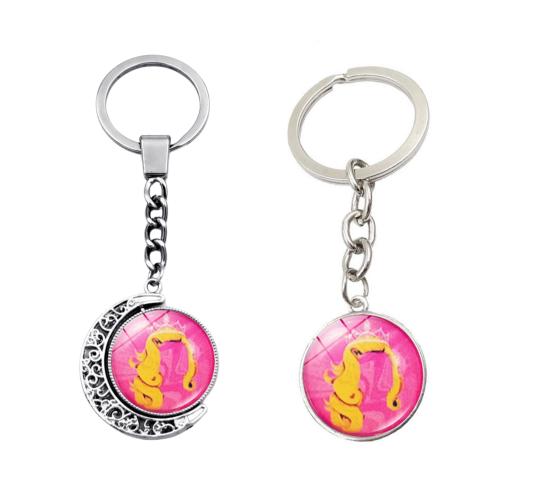 20pcs-Wicked Inspired Magical Witch Spinning Keychain Key Ring|GCJ750KR|UK SELLER