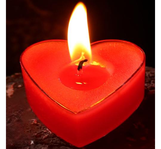 20pcs-Red Heart Sensual Low Temperature Candle Set for Romantic Couples Play|GCSM043|UK SELLER