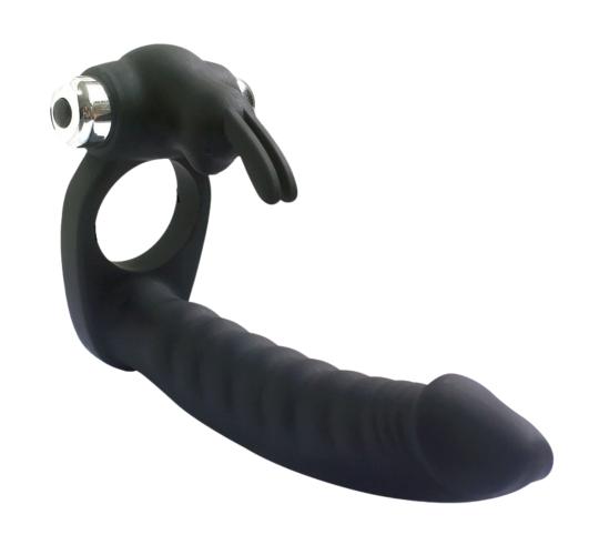 10pcs-Double Fun Rabbit Vibrator Triple Function Cock Ring 6 Inch Realistic Dildo|GCAP202|UK SELLER