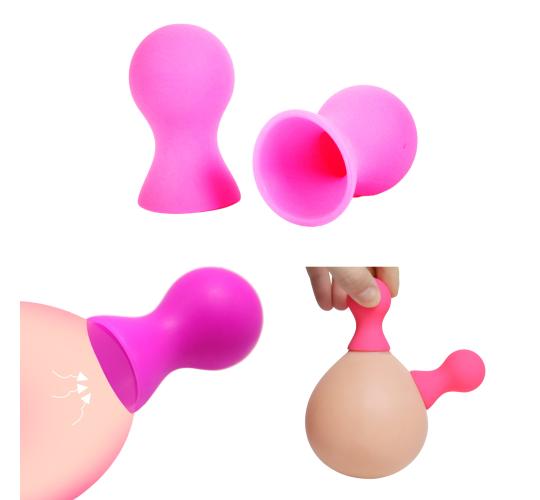 10 Pairs of Nipple Suckers Enlargement Corrector Soft Silicone in Purple|GCAP203|UK SELLER