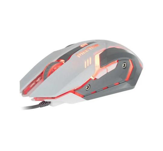 One Off Job Lot of 20 MeeTion White LED Backlit Gaming Mouse - M915