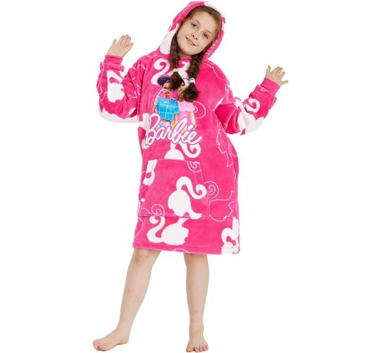 Barbie Kids 7-13 Years Lounge Oversized Hoody Joblot