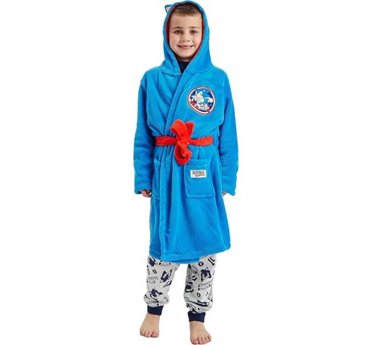 Boys Blue Sonic Robe Joblot 4-5 5-6 6-7 Years