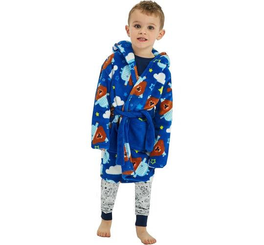 Hey Duggee Boys Dressing Gown Bathrobe 18-24 months and 2-3 years